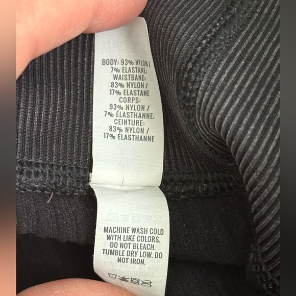 OFFLINE by Aerie Ribbed Black legging - Picture 5 of 5